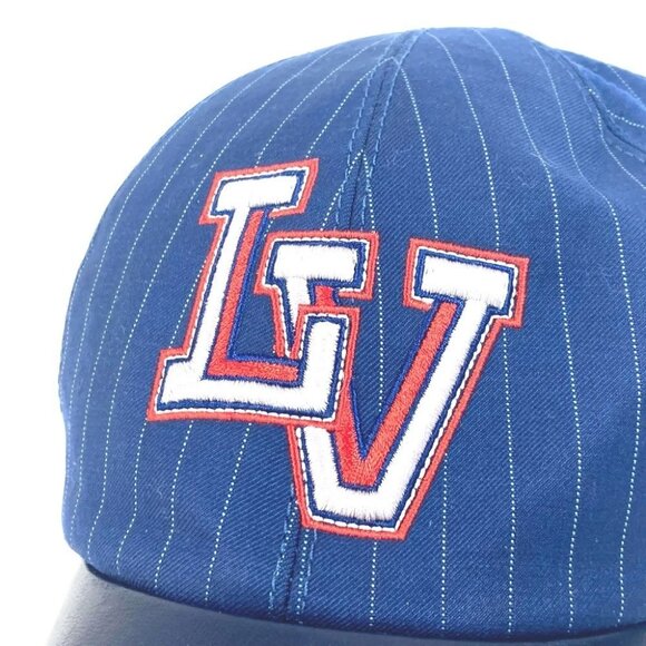 LOUIS VUITTON M7007M Newsboy cap-LV Varsity hat cap baseball cap cotton Navy main image 11